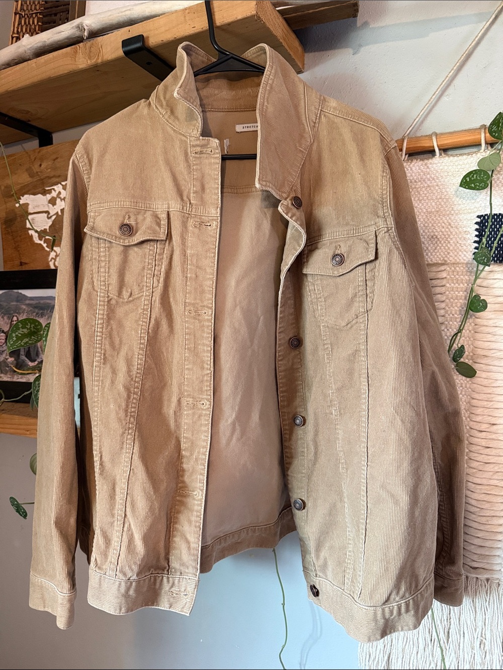 Old Navy Men's Light Tan Utility Jacket